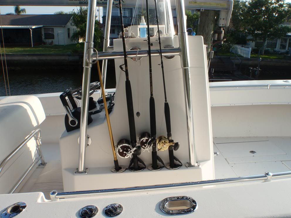 Before and After Console Rod Holder Install The Hull Truth