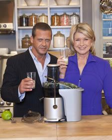 Alejandro Junger and Martha Stewart