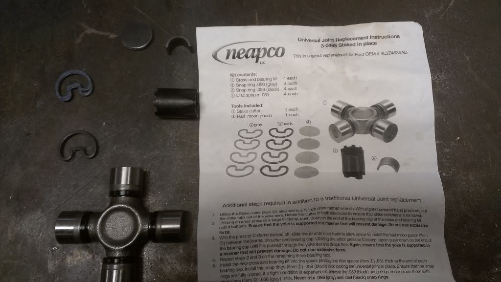 Replacing Staked U Joints Ford F150 Forum Community of Ford Truck Fans