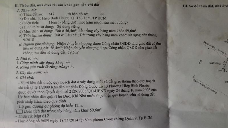 Đất Thủ Đức gần đường Phạm Văn Đồng ...HOT!!!!!!!!! - 6