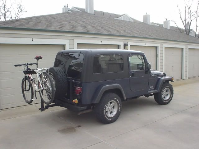 Hitch mount bike rack jeep wrangler #4