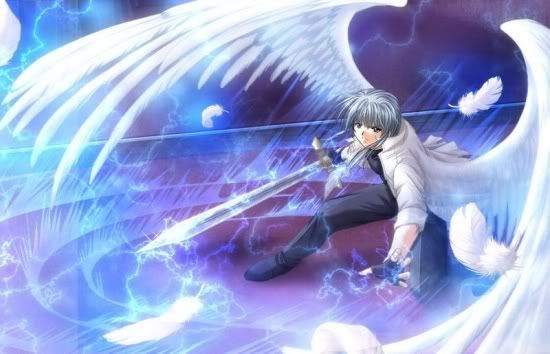 anime guy angel Pictures, Images and Photos