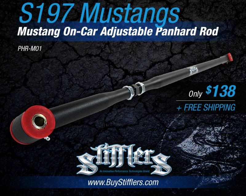 SPECIAL Stifflers Adjustang Panhard Bar S197 Mustangs Lightning