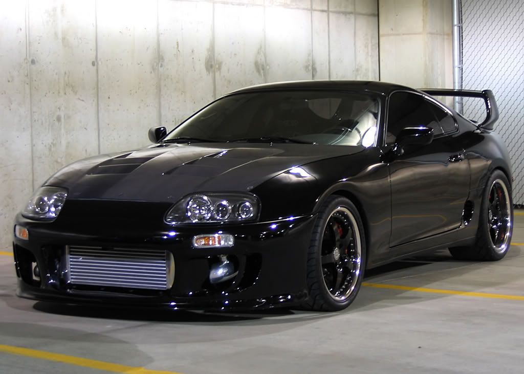 Black Supra Car