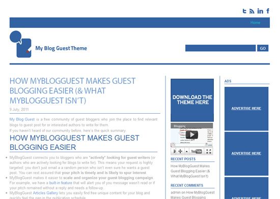 MyBlogGuest theme
