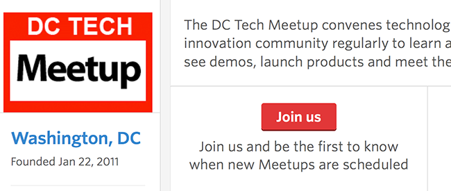 DC Tech Meetup