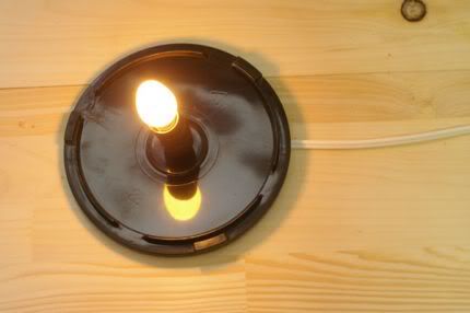 CD Spindle Lamp