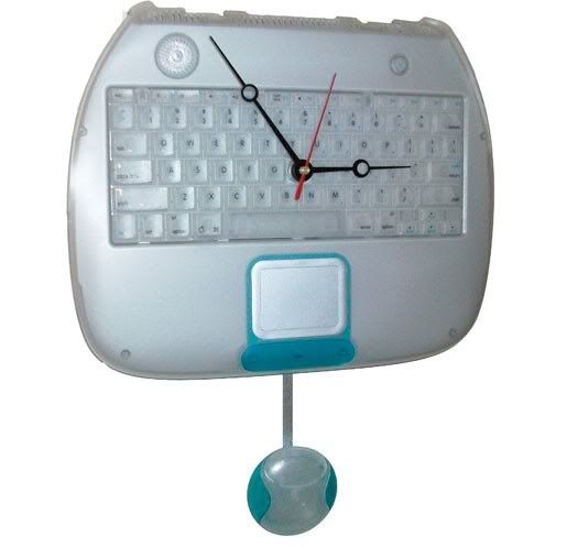 Apple computer keyboard clock