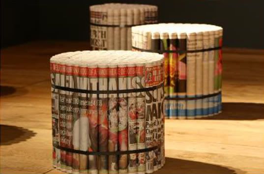 Newspaper Stool