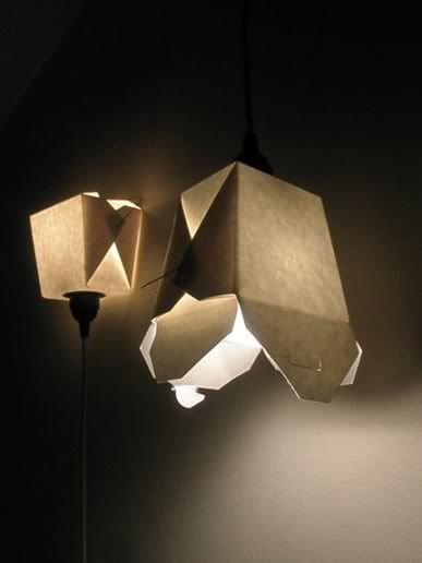 package and a lamp shade
