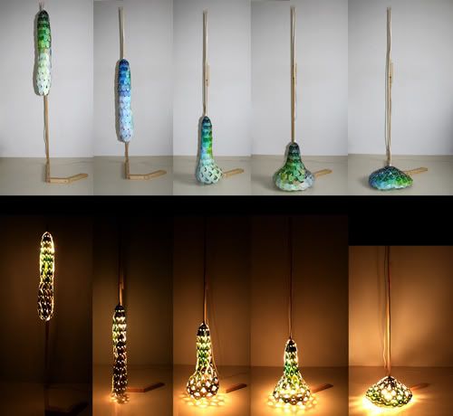 Paint Chips Lamp