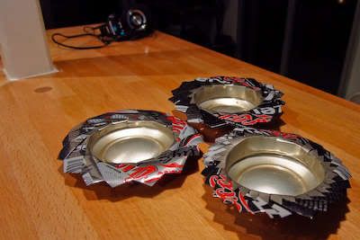Recycled Can Trays