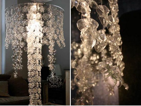 Plastic Bottle Chandelier