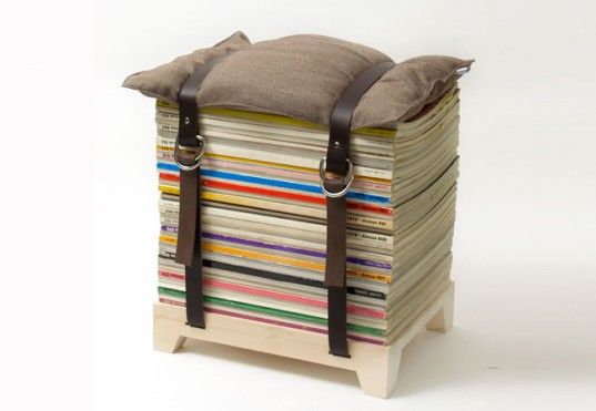 magazine stool