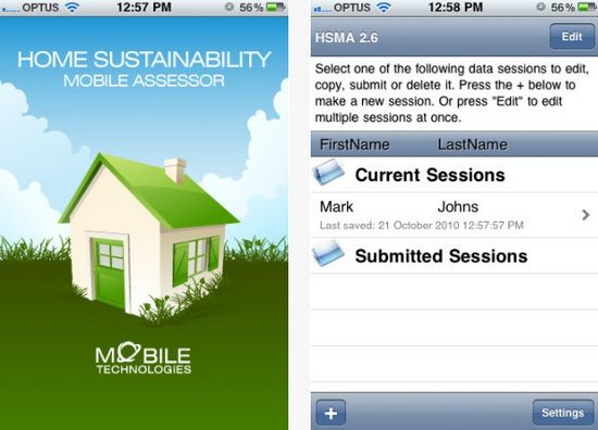 Home Sustainability Mobile Assessor