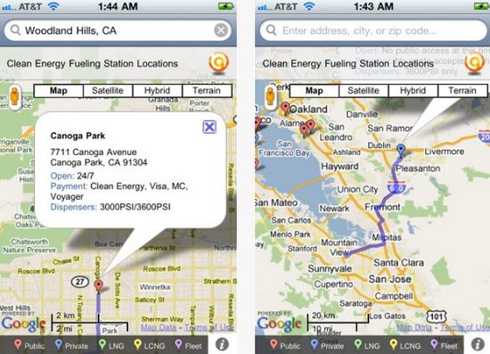 Clean Energy Fuel Finder