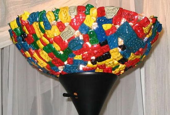 Lego Melted Lamp