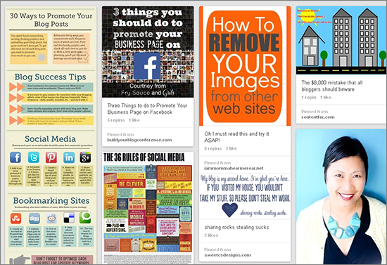 Blogging with Jenn Erickson Pinterest Board