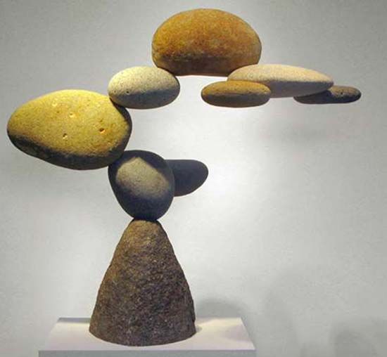 Floating Rock Sculptures