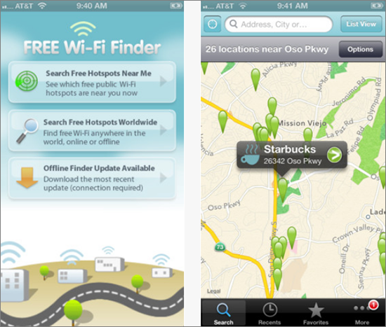 Free WiFi Finder