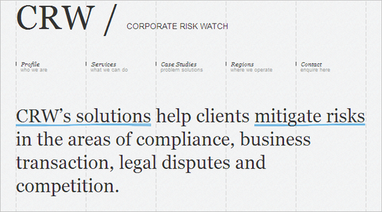 Corporate Risk Watch 