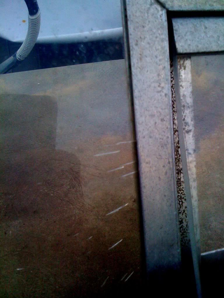 Boat Flip Exploits in boat repair Replacing the cracked plexiglass