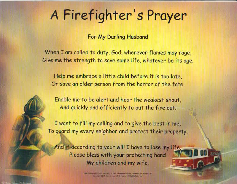 Fireman's Prayer Pictures, Images and Photos