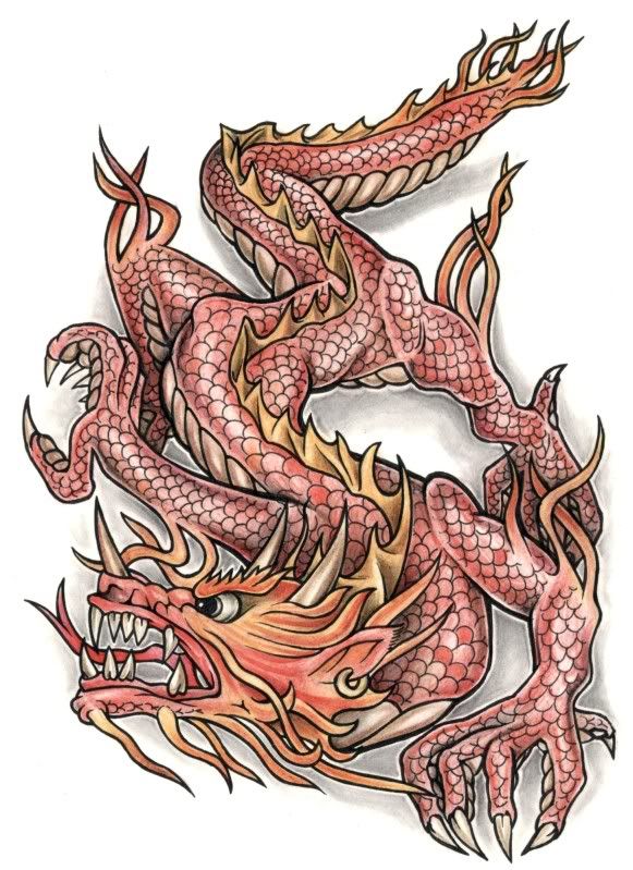 japaneseangrydragondragontattoodesignjpg dragon