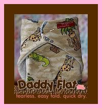 Daddy Flats - SMALL <br> DAY TIME <br> Jungle Animals flannel outer