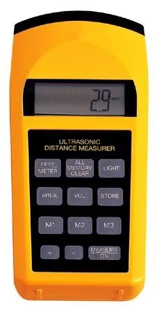 Ultrasonic μετρητής αποστάσεων με Laser Point Ultrasonic μετρητής αποστάσεων με Laser Point