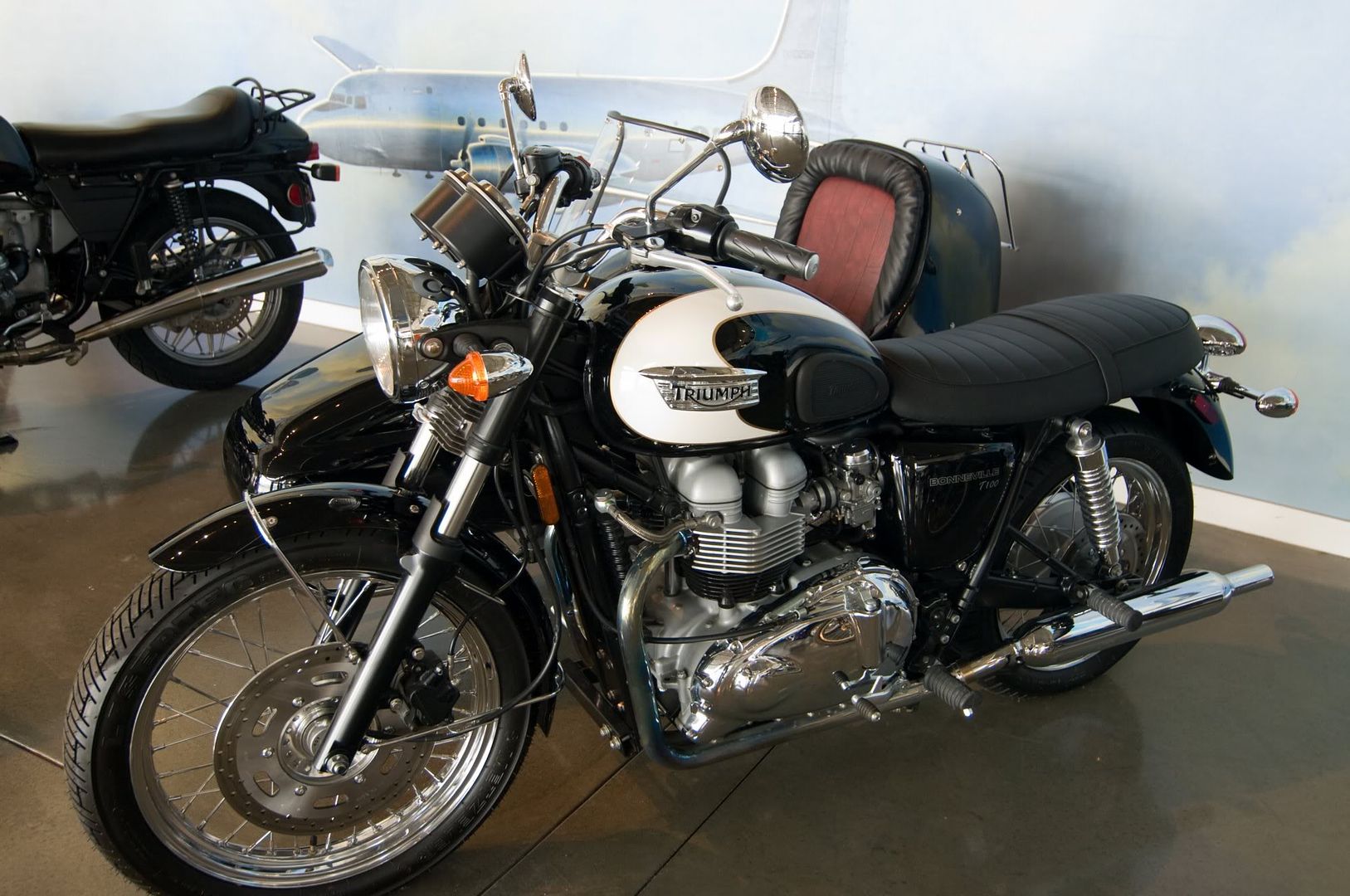Vintage and Celebrity Motorcycles in Ronald Reagan Library and