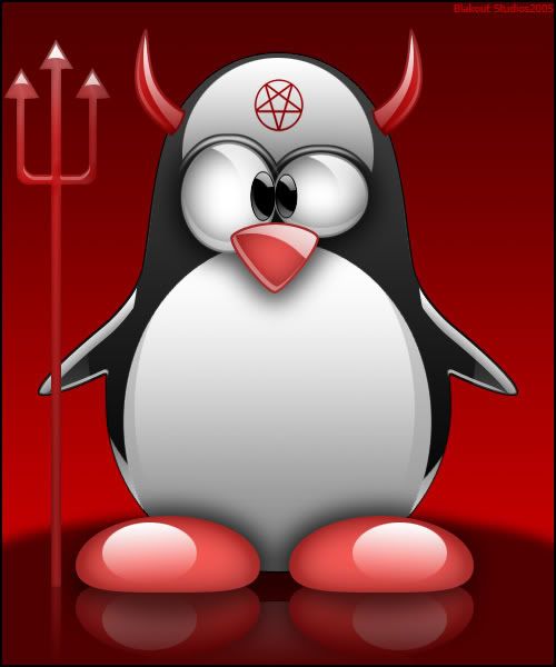 satanic penguin Pictures, Images and Photos