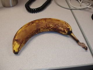 This banana is old.