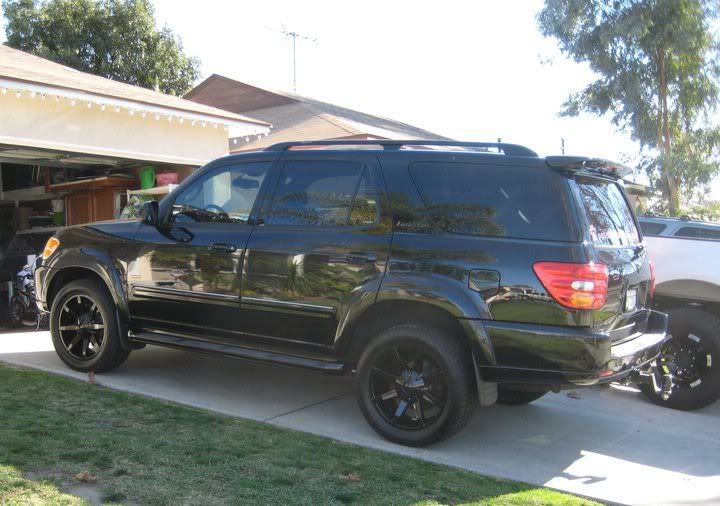 blacked out toyota sequoia #3