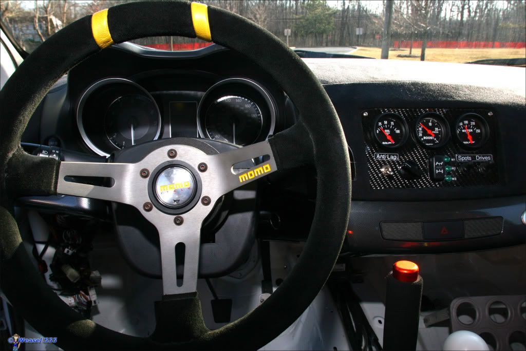 Has anyone put an evo IX steering wheel in an evo X? Page 3