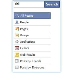 Facebook search