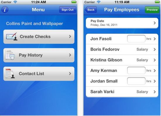 Online Payroll App for Business