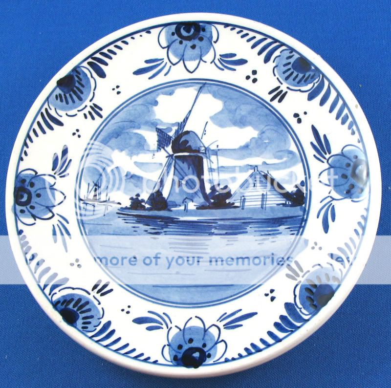 Delft Blue Wall Plate Holland  