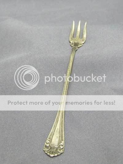 Simon L George H Rogers 6 Silver Plate Fork Pat 1900